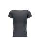 ROCKCAKE Drape Essential Top - Charcoal