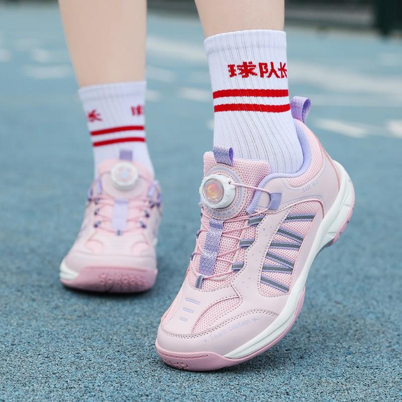 Lightweight Breathable Badminton Shoes Kids Men Women Non-Slip Court Sports Training Sneakers