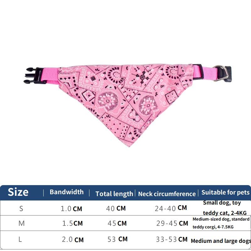 Dog Cat Neck Decor Adjustable Triangular Bandage for Pet Washable Scarf Bandana Collar Bibs Cat Birthday Party Dress Up GWFD02