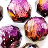 21-Hole Diamond Styles Transparent Plastic Chocolate Molds Candy DIY Decoration Making Tool Household Kitchen Baking Accessories