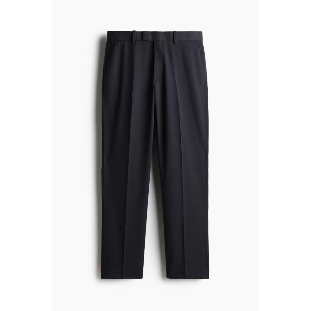 H M Suit Pants Regular Fit Dark Grey