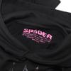 A high-quality SP5DER spider web foam printed hoodie, European and American large-size loose sweater.