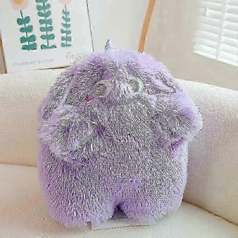 New Little Monster Plush Toy Cartoon Big Eye Monster Long Hair Doll Toy Birth Gift