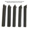 5Pcs 14in Indexable Turning Tool Set Cemented Carbide Machining Lathes Cutting Facing Tools