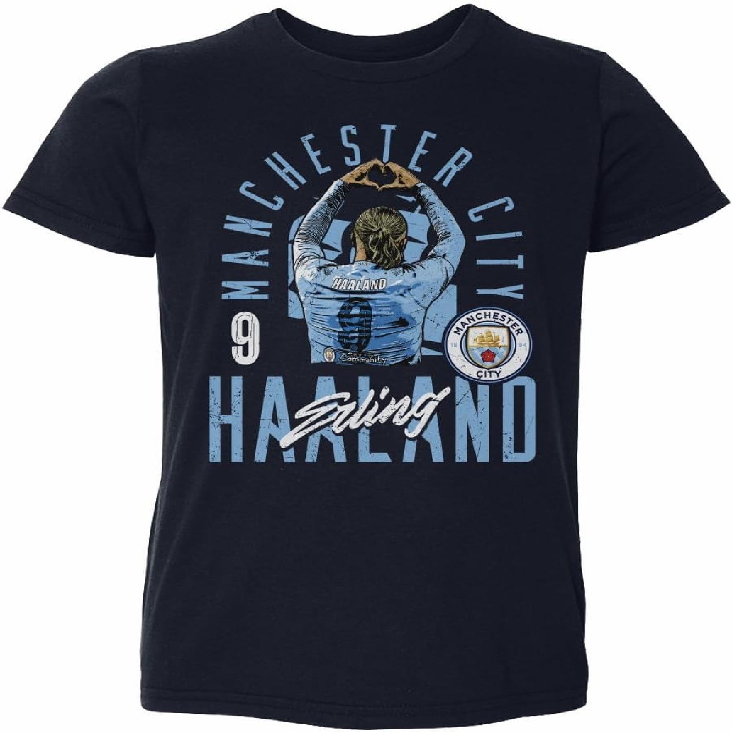 500 LEVEL Erling Haaland Manchester City Toddler Shirt - Erling Haaland Manchester City Arch S разноцветный