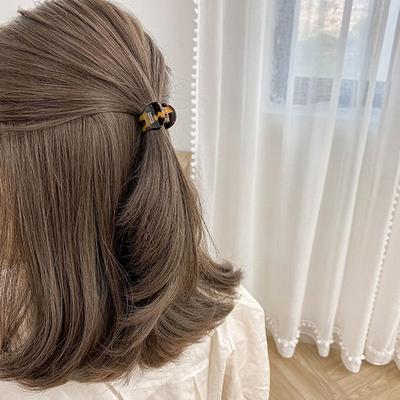 Kopfschmuck Haarklammer Mini-Haarklammer Koreanische Haarspangen Damen Haarklammern Buchstabe Acetat Haar-Kralle