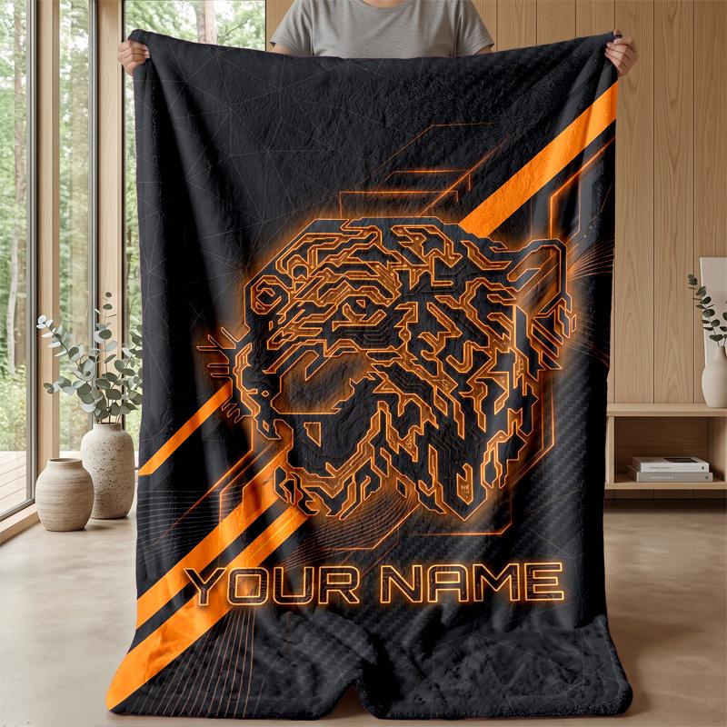 Hull FC Individuelle Flanell-Kuscheldecke Drucken Sie Ihren Namen Text Weiche Warme Decke Weihnachtsgeschenk
