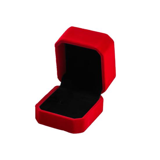 Velvet Ring Box, Small Portable Jewelry Gift Box, with Soft Lining Anti-Scratch Design, Ring Case for Wedding, Engagement, Proposal