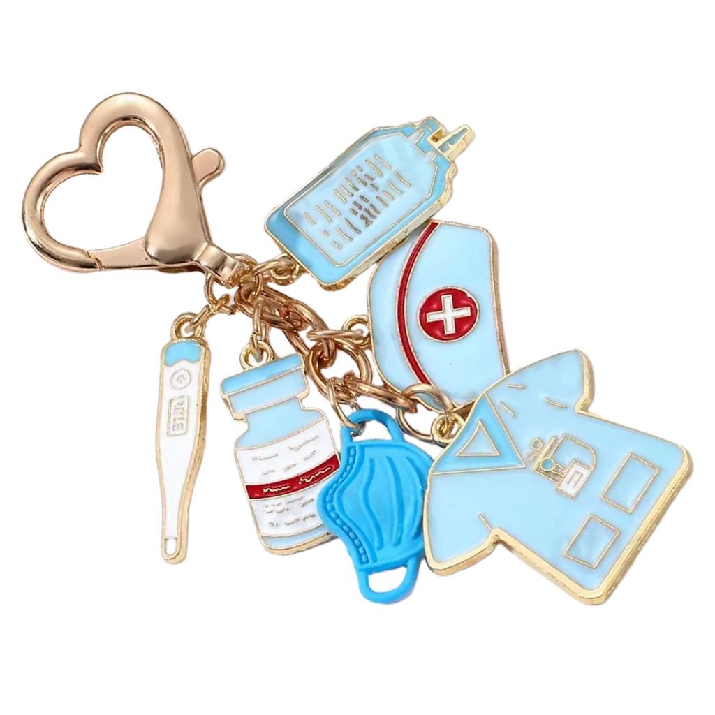 Stylish Nurse Items Keychain Set Designs for Convenience and Style in Hospital Clinic or Classroom Setting Daily Use