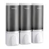 Custom logo 500ml*3 Kamers Navulbaar Wandmontage Douche Shampoo Conditioner Fles Hotel Badkamer Shampoo en Zeep Dispenser