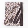 Womens Winter Printed Scarf Thick Warm Faux Cashmere Korean Style Shawl
