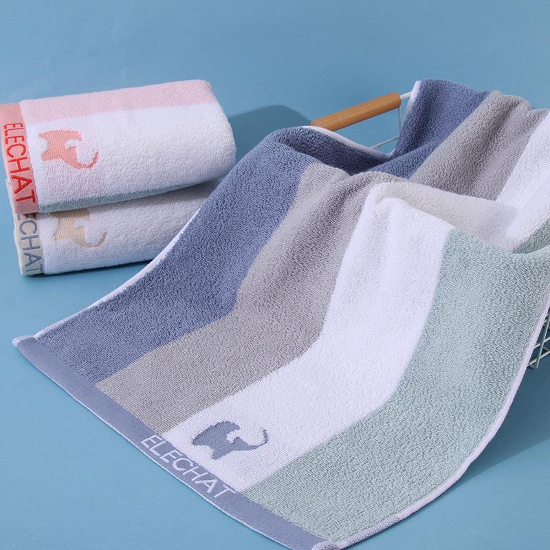 Cartoon All Cotton 34x74cm Cute Towel Pure Cotton Face Wash Towel Long Staple Cotton Thickened Soft Absorbent Towel