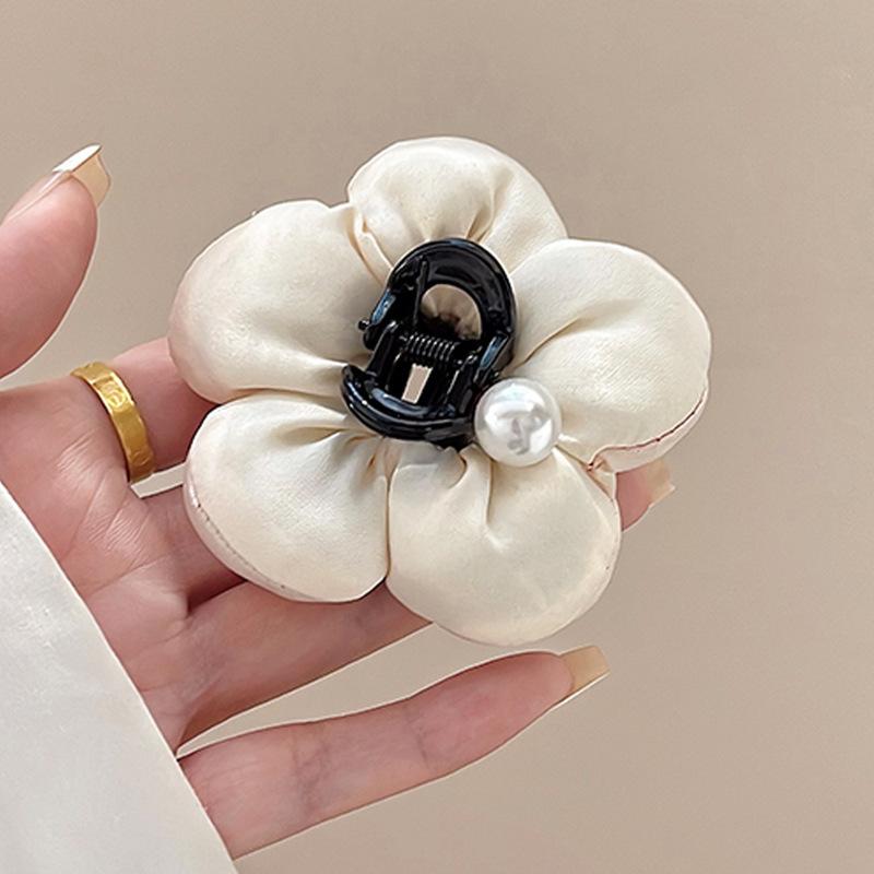 

Корейские креативные заколки-краб для волос с цветком, головной убор для женщин и девочек, модные заколки для волос, аксессуары для волос