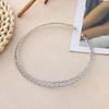 Versatile Ultra-light Titanium Steel Cutout Choker Necklace