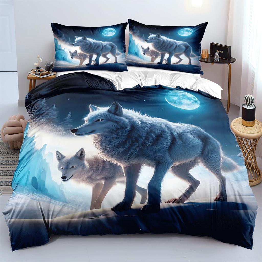 Night Sky Duvet Cover Set Queen King Size Lightweight Quilt Covers Bedroom Decor Starry Design Sky Bedspread Covers No Comforter