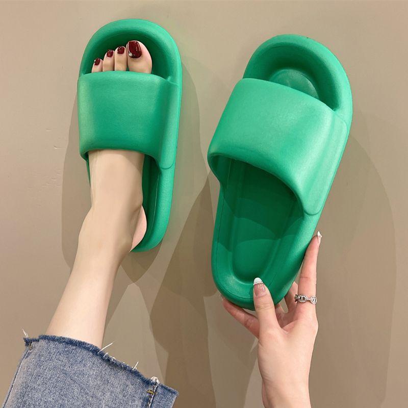 Roztomilé pantofle s mašlí dámské letní nošení trendy móda plážové vysoce kvalitní silná podrážka chladivé pantofle