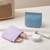 Silicone Mini Cosmetic Bag Makeup Bag Coin Purse Simple Leaf Spring Bag  Women