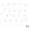 Line Friends Brown Sally Moon Star LED Garland String Lights 20 Bulbs 5m, White
