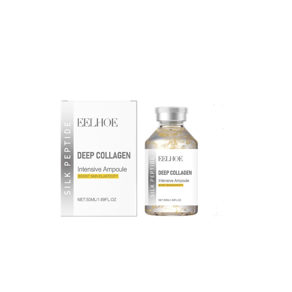 Deep Collagen Intensive Ampoule,Korean Facial Glass Skin Care Serum,Nicotinamide Hyaluronic Acid Moisturizing,Boost Elasticity