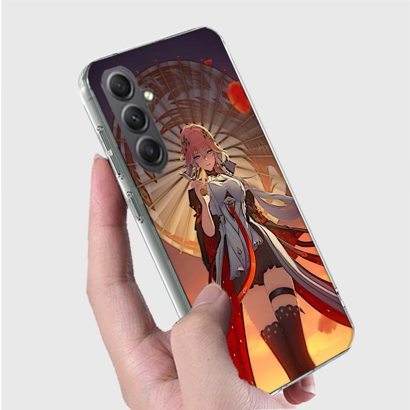Game Wuthering Waves Changli Phone Case for Samsung A16 A26 A36 A56 A17 A37 A57 A07 A06 A02S A03 A04S A05S Galaxy Note 20 10 A50