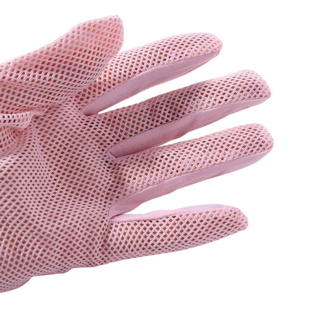 Women Thin Anti-UV Summer Breathable Ice Silk Sunscreen  Gloves Mittens Driving Gloves