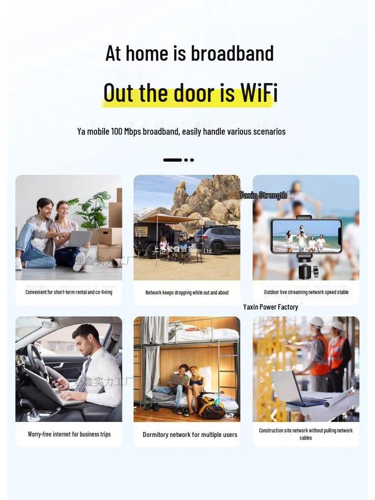 Tragbarer 4G/5G Mobiler WiFi Router für Zuhause und Reisen