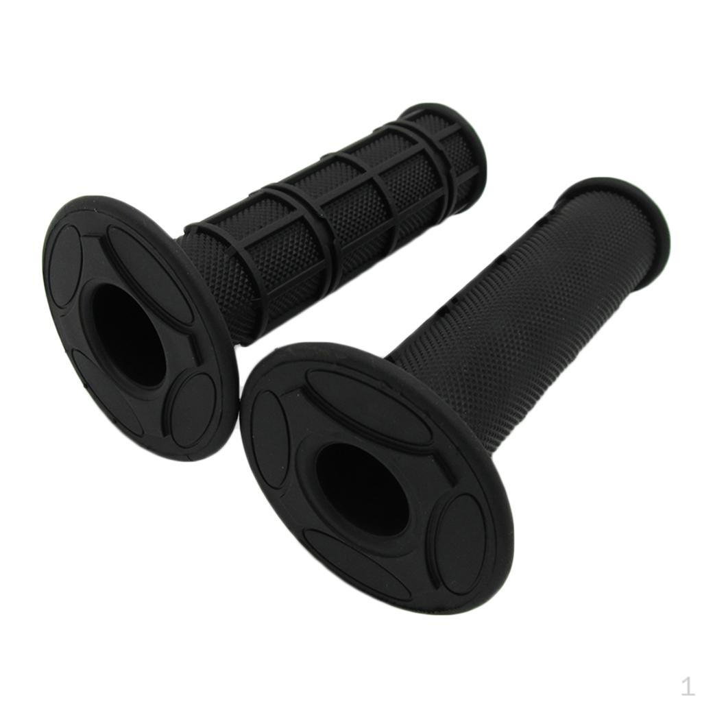 Motorbike Hand Grips Rubber Universal For 22mm Replacement