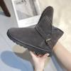 Shoes For Woman Round Toe Women's Snow Boots Wedge Heel Ankle Booties Stylish Offer Protective Promotion Anti Slip Goth 39