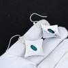 Natural Turquoise Gemstone Antique Earrings 925 Sterling Silver Earring, Boho Silver Jewelry Dangle Earrings, Gifts For Birthday Gifts For Her