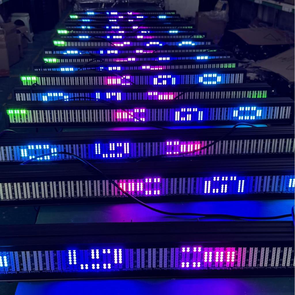 200W LED RGB 3-in-1 192 Partition Bar Strobe Light Super Bright DJ Wash Bar Stage Lighting Effects DMX Control