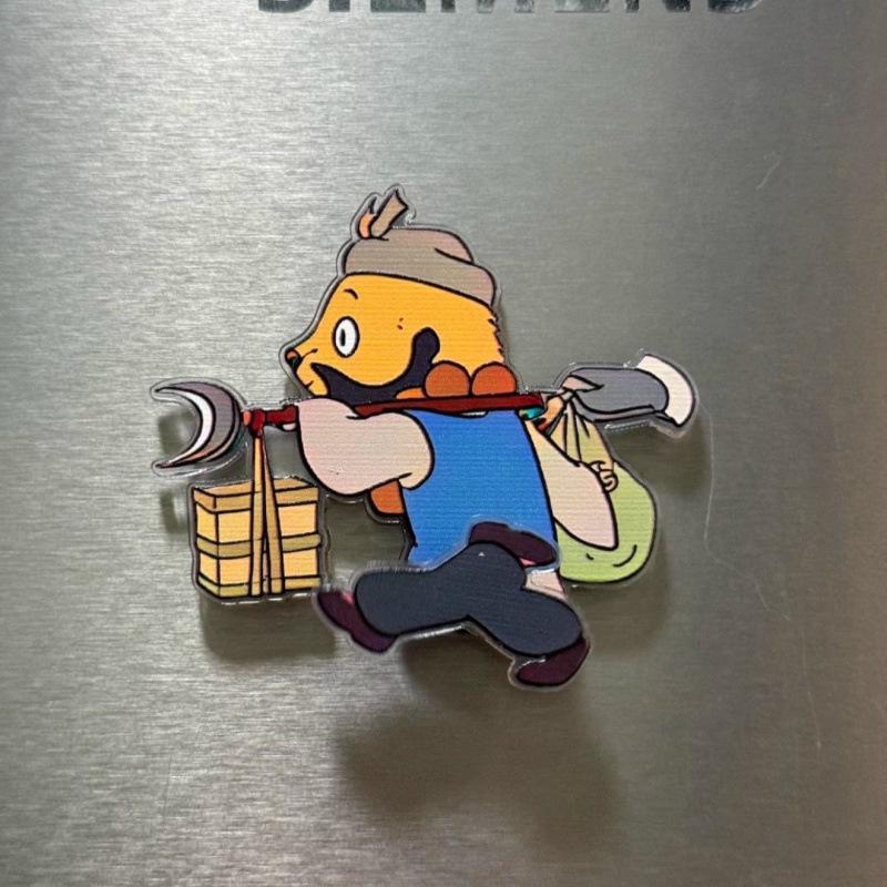 Rotating Lang Lang Shan Journey to the West Monkey King Acrylic Magnet Ornament