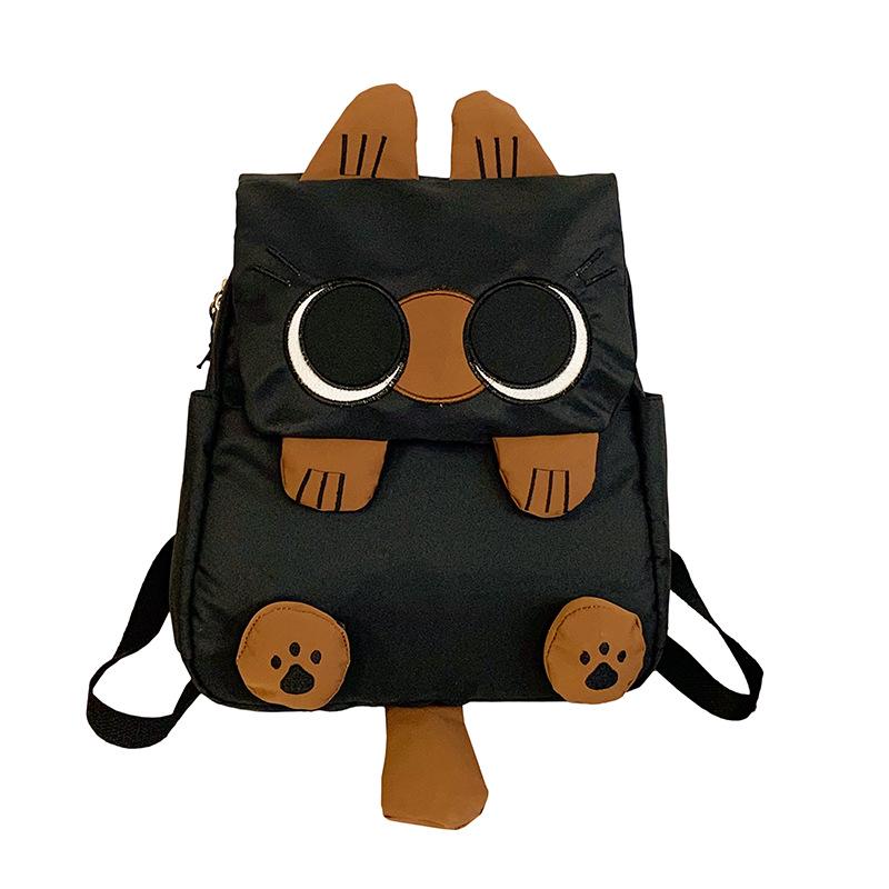 

Cute Cartoon Backpack for Female Students - Large Capacity, Japanese Style, Perfect for High School & College чорний