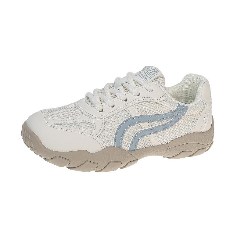 Thick-soled German training shoes women's 2025 autumn new breathable versatile mesh white shoes retro lightweight casual Forrest Gump shoes