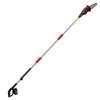 18V 8" Cordless Pole Chainsaw, 1.94m/2.56m Electric Chainsaw with 2 X 4.0Ah Batteries, Charger, Auto Lubrication