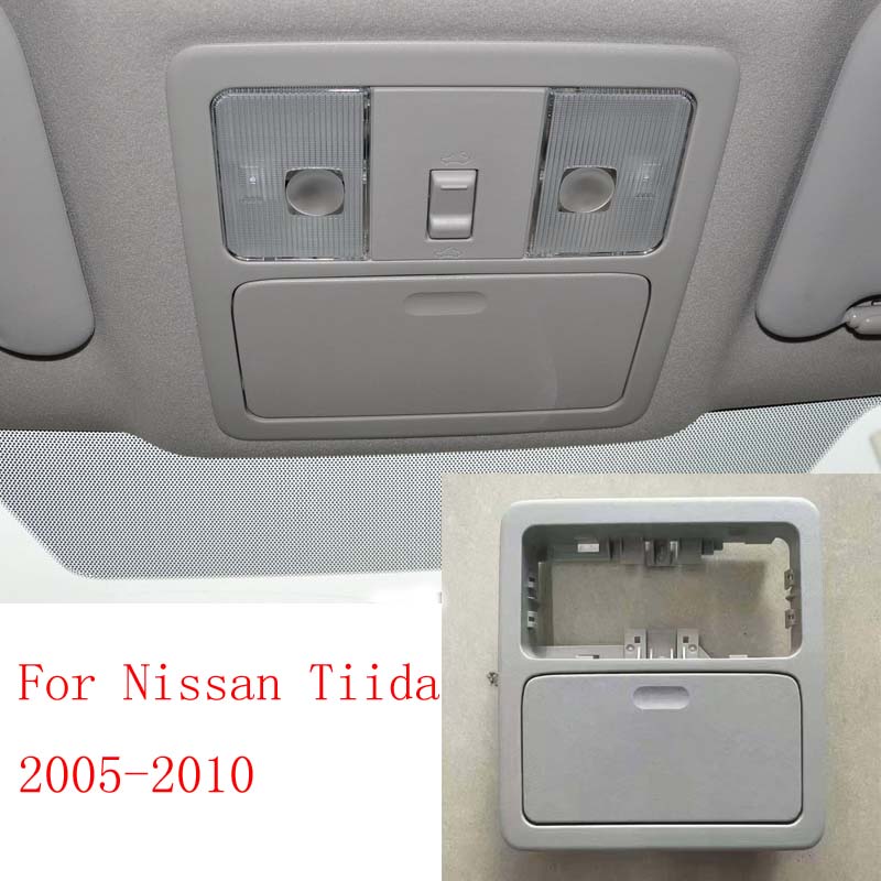 Car accessories indoor roof reading light for Nissan Tiida 2005-2010 roof sunroof switch glasses case