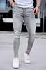 GINGTTO Men's Skinny Stretch Denim Jeans, Gray, Size 30