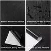1pc 5mX12cm Thickened Imitation Wood Grain Skirting Wall Stickers, Self-adhesive Living Room Bedroom Wall Corner Decoration
