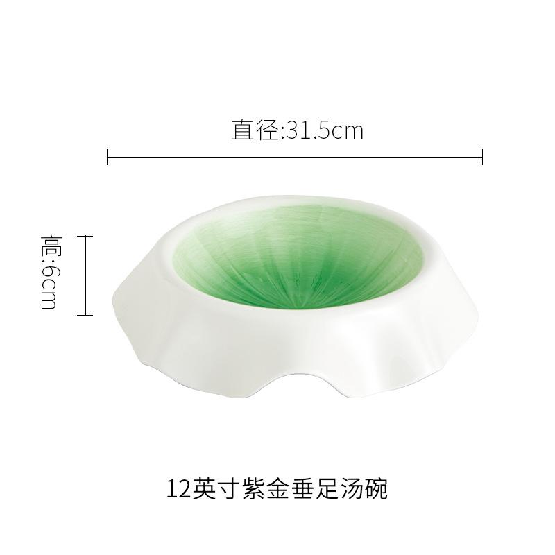 

Нестандартная керамическая суповая миска Обеденная тарелка Фруктовые тарелки Салатница Тарелки для стейков в западном стиле Тарелка для суши Десертные миски Поднос для закусок