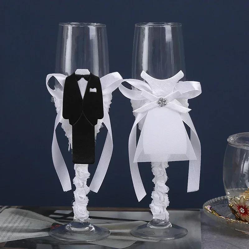 1 Paar Luxus-Rotwein-/Champagnergläser im chinesischen Liebhaberstil, Hochzeitsgeschenk, Weinpaarung für Paare, Hochzeitskelch, Partyzubehör