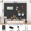 Desktop DIY Pegboard: Large Accessory Holder for Office or Home Desk, Clamp-Standing Storage, Hanging Rack, Countertop Decoration Display.