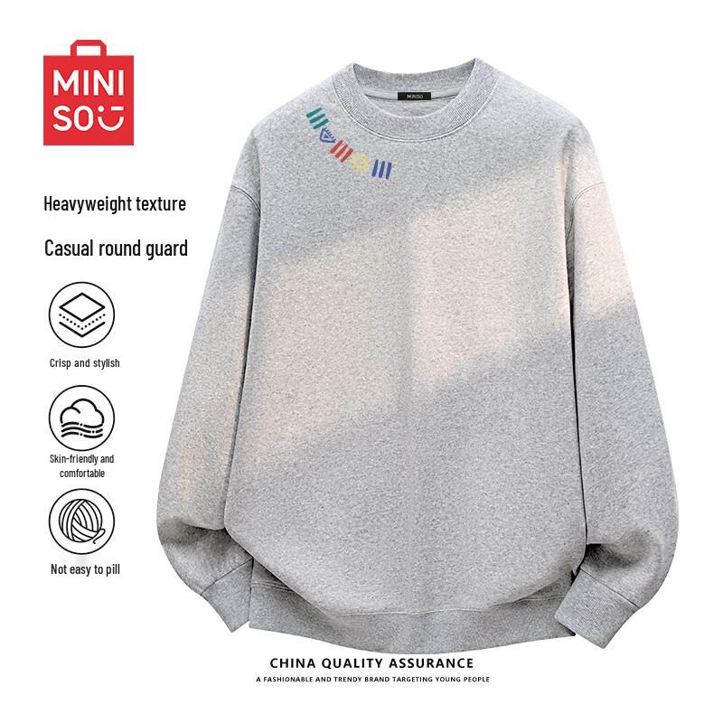 MINISO Heavyweight Oversized Crewneck Sweatshirt
