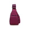 Lässige Schultertaschen mit großem Fassungsvermögen für Damen, wasserdichte Nyl-Umhängetasche, Messenger Bag, Geldbörse, Handtasche aus Segeltuch mit mehreren Reißverschlüssen