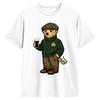Cool Funny Teddy Bear Feeling Lucky Drinking St Patricks Day  T Shirts Men O Neck Plus Size Tees Short Sleeve Streetwear Tops