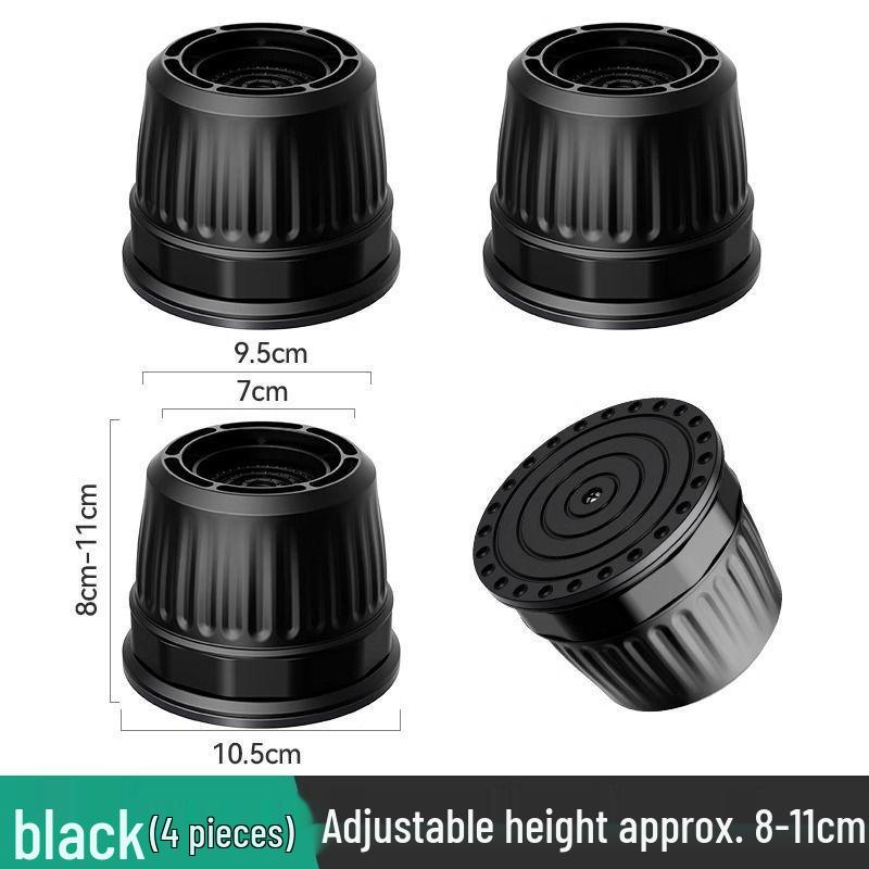 Universal Anti-Vibration Drum Washing Machine Stand with Lifting Support and Non-Slip Foot Pads