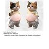 2Pcs 3D Belly Cat Anti-collision Sticker Anxiety Stress Relief Elastic Tummy Cartoon Kitten Decal Silicone Belly Animal Buffer Sticker