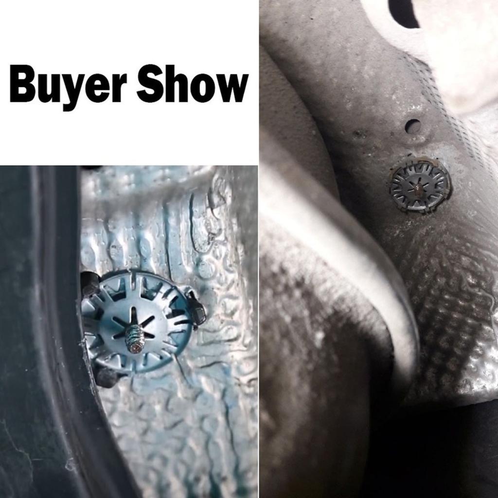 20/50Pcs Metal Heat Shield Clips Star Washers Exhaust Heat Shield Clips Underbody Heat Shield N90796501 Auto Accessories