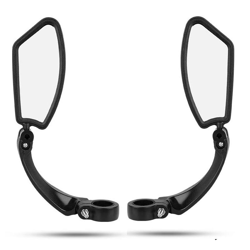Stainless Steel HD Lens Bike Rear VIew Mirror 360° Rotatable MTB Rear Mirror Widen Big View Road Bicycle Mirror Bike Accessories