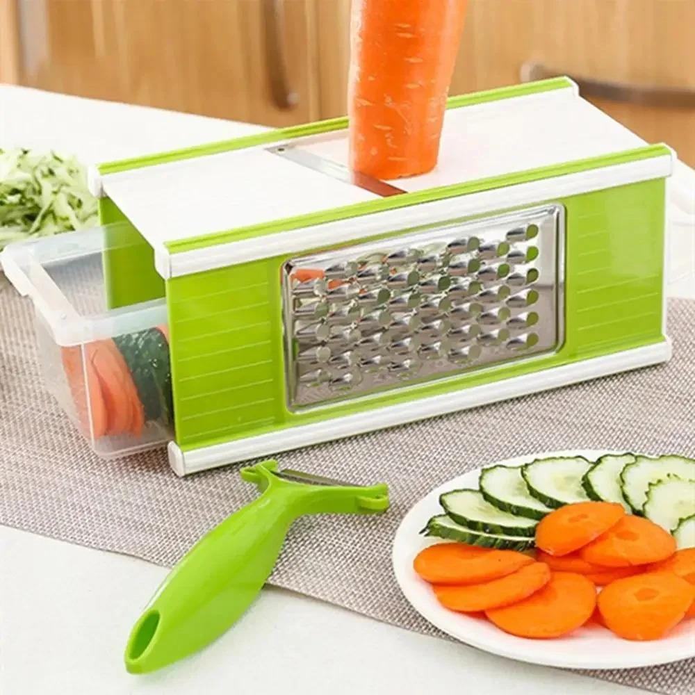 Vegetable Cutting Machine Multifunctional Grater Slicer Dicer Convenient Vegetable Essential Cutting Machine Kitchen Accessories