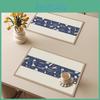 Placemat Table Disposable Dining Cushion Waterproof And Oilproof Mat Household Tableware Mat Coasters Heat Insulation High Temperature Resistant Mat
