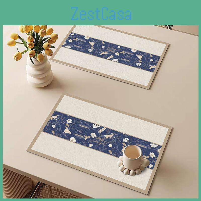 Placemat Table Disposable Dining Cushion Waterproof And Oilproof Mat Household Tableware Mat Coasters Heat Insulation High Temperature Resistant Mat